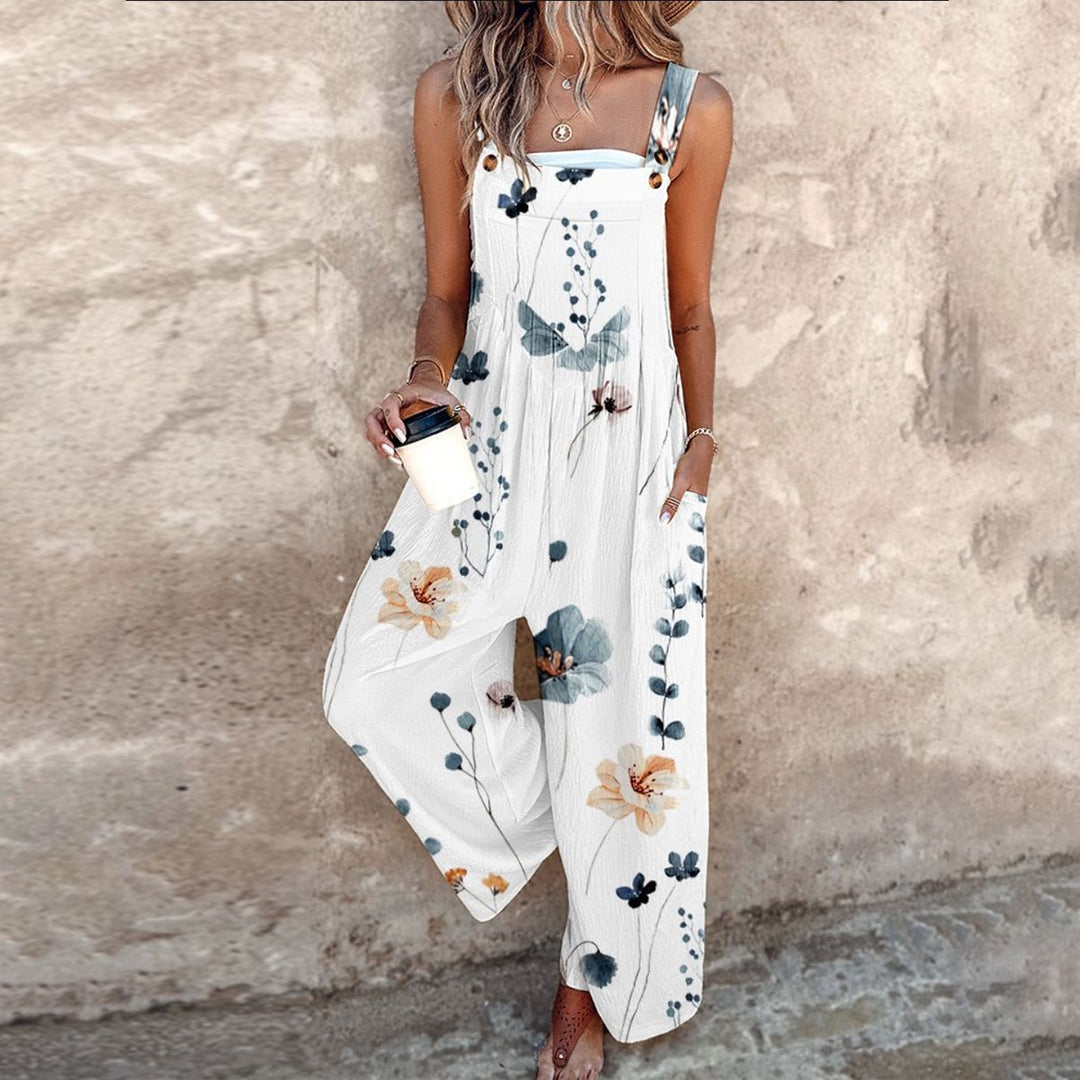 Comfortable Printed Jumpsuit