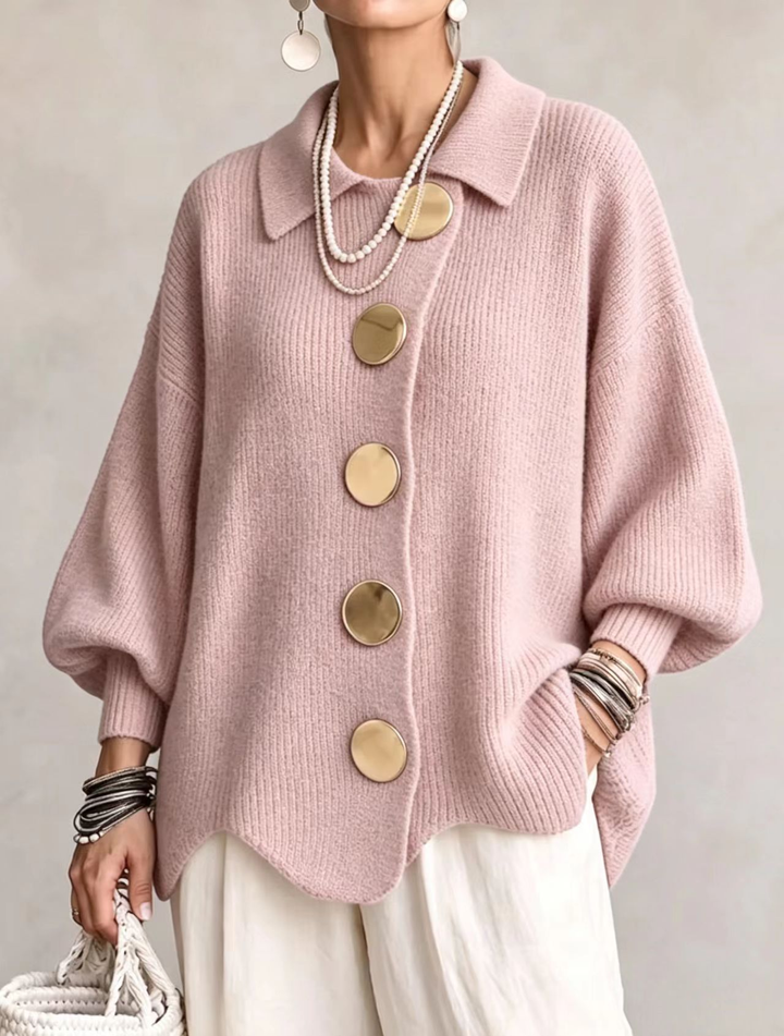 Isadora | Oversized Collared Cardigan for Women