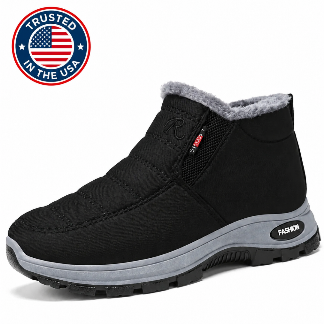 The Sianna™ | Quilted Waterproof Slip-On Ankle Boots