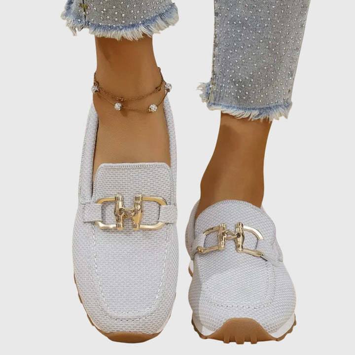 Sophie | Comfort Loafers with Gold Accent