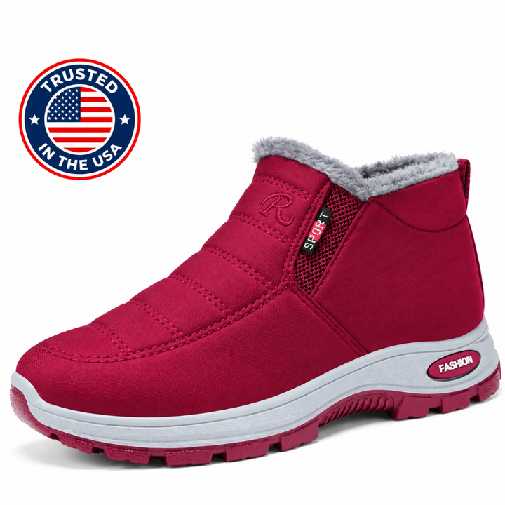 The Sianna™ | Quilted Waterproof Slip-On Ankle Boots