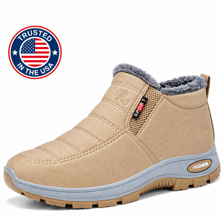 The Sianna™ | Quilted Waterproof Slip-On Ankle Boots
