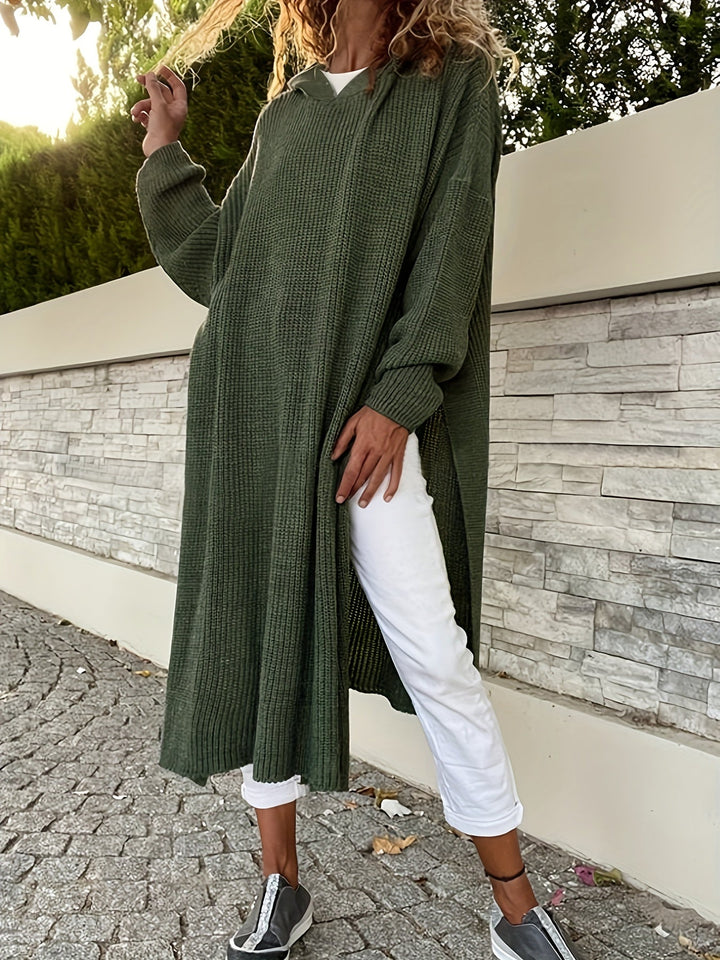 Jocelyn | Hooded Knit Sweater Dress