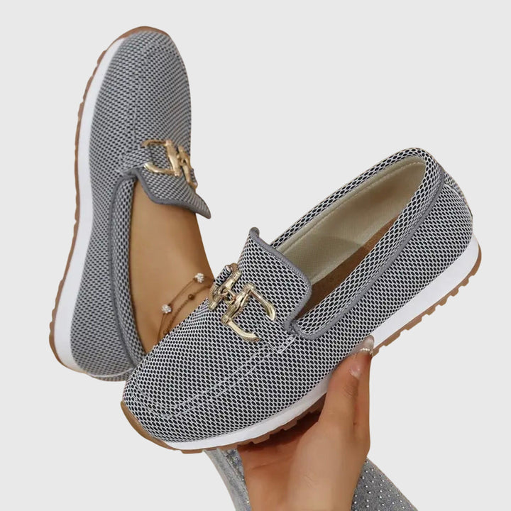 Sophie | Comfort Loafers with Gold Accent