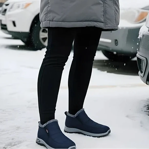 The Sianna™ | Quilted Waterproof Slip-On Ankle Boots