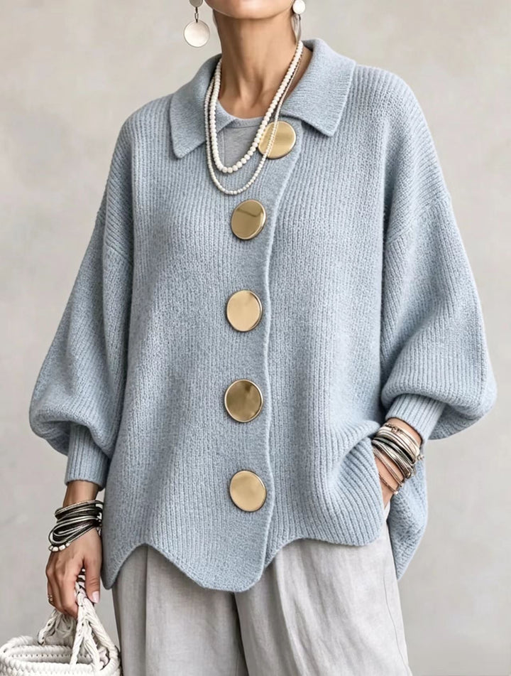 Victoire | Oversized Collared Cardigan