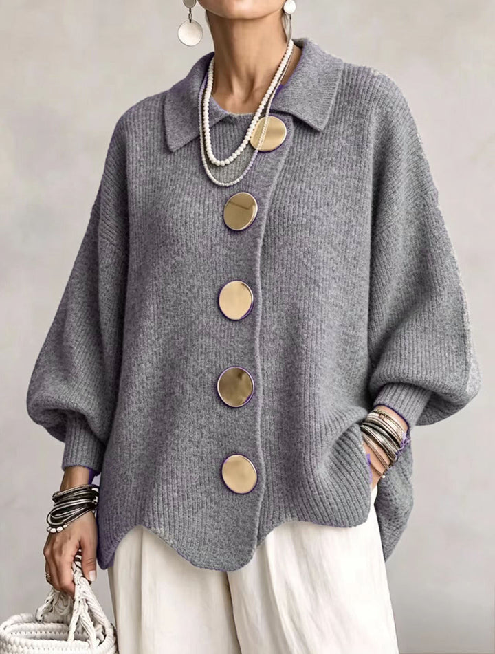 Victoire | Oversized Collared Cardigan
