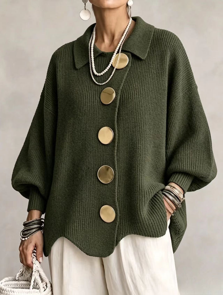 Victoire | Oversized Collared Cardigan