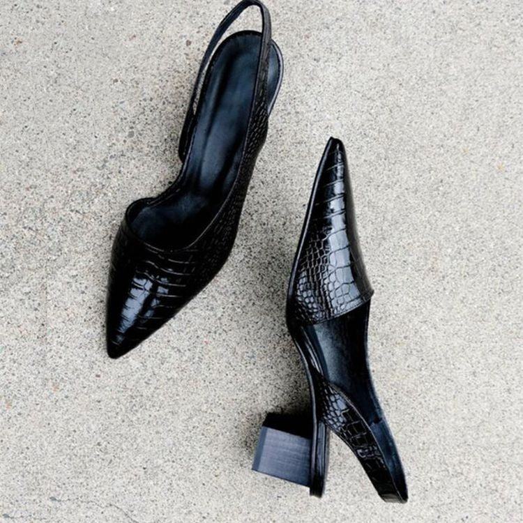 Elisa | Elegant Comfort Slingback Heels
