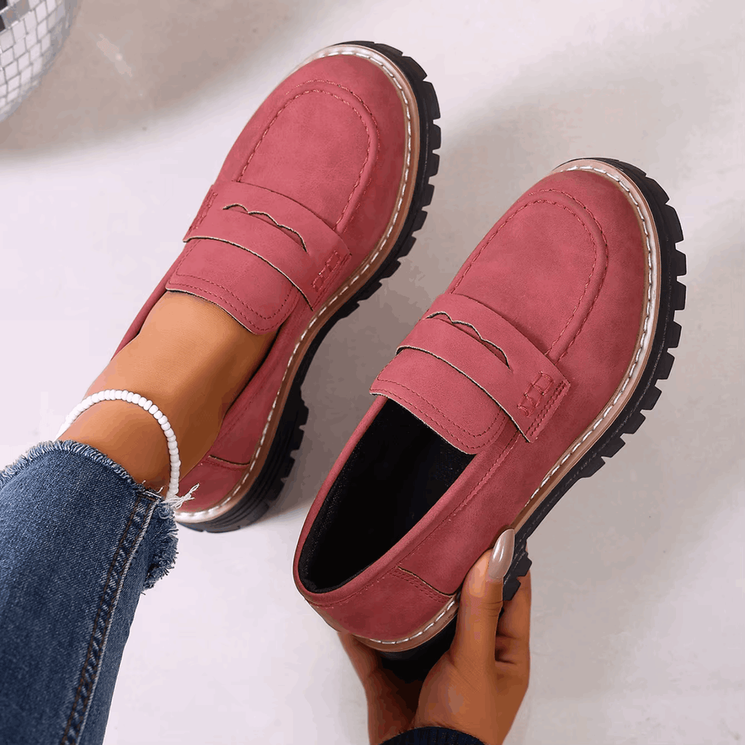 Ella | Lug Sole Loafers