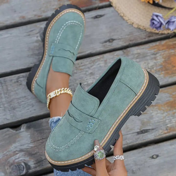 Ella | Lug Sole Loafers
