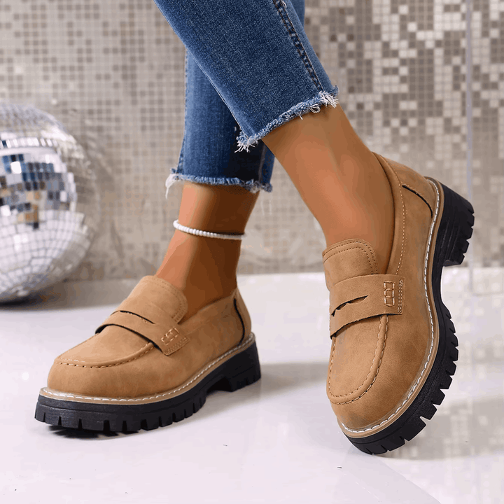 Ella | Lug Sole Loafers