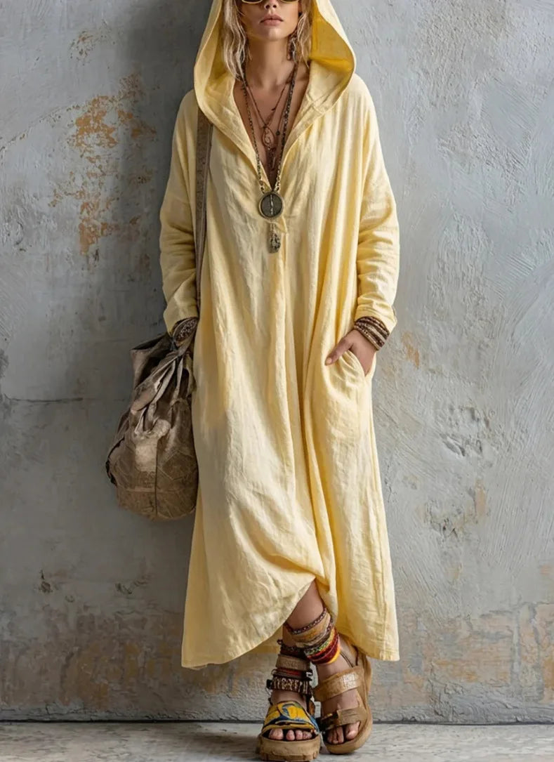 Karina | Hooded Maxi Dress