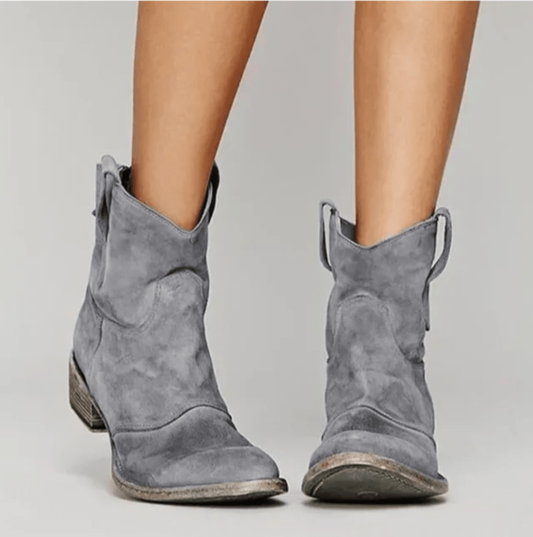Charlotte Orthopedic Suede Ankle Boots