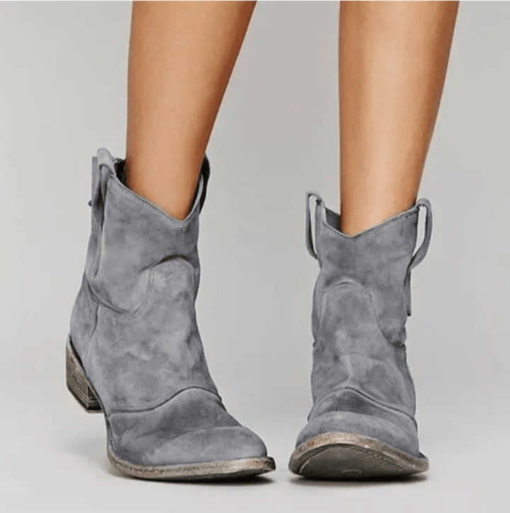 Charlotte Orthopedic Suede Ankle Boots