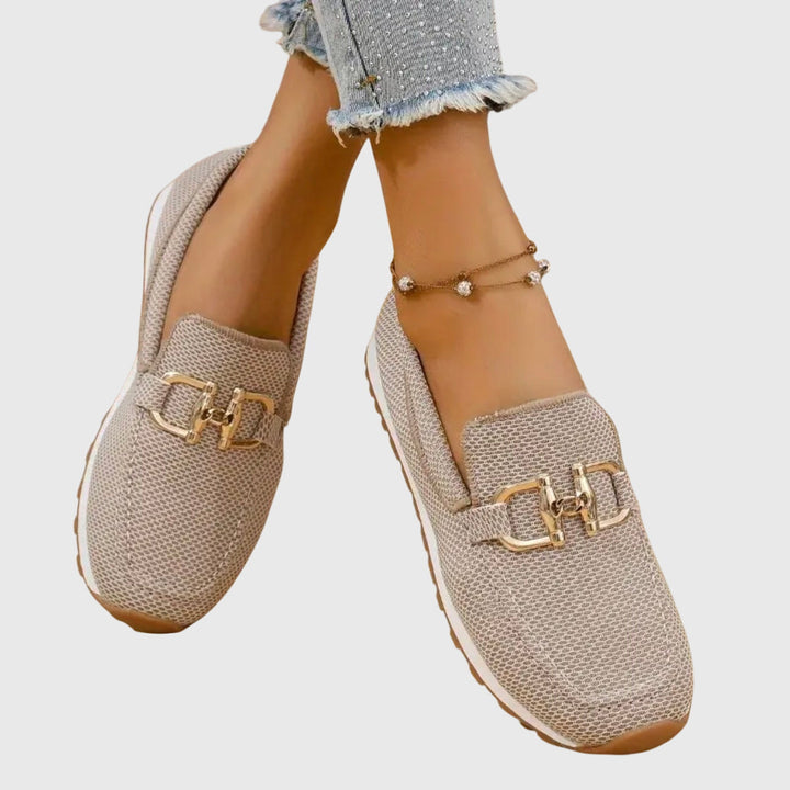 Sophie | Comfort Loafers with Gold Accent