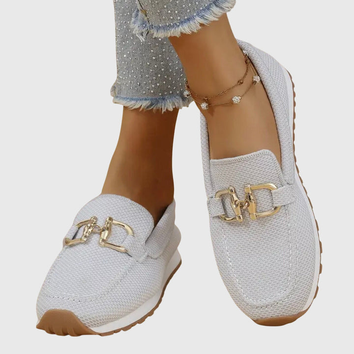 Sophie | Comfort Loafers with Gold Accent