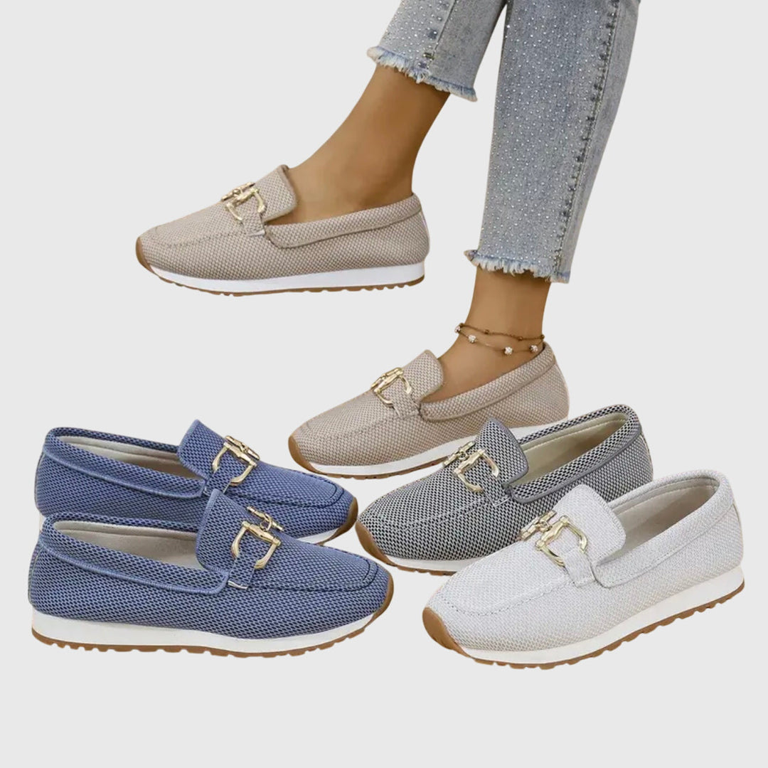 Sophie | Comfort Loafers with Gold Accent