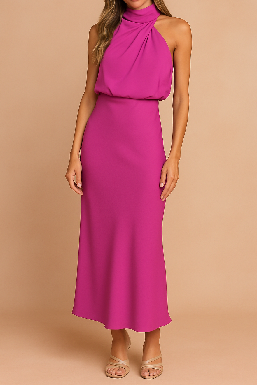Madelyn | Draped Midi Dress