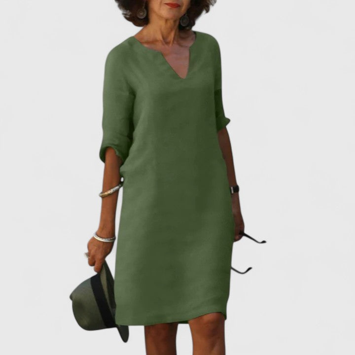 Taylor | Comfortable V-Neck Dress