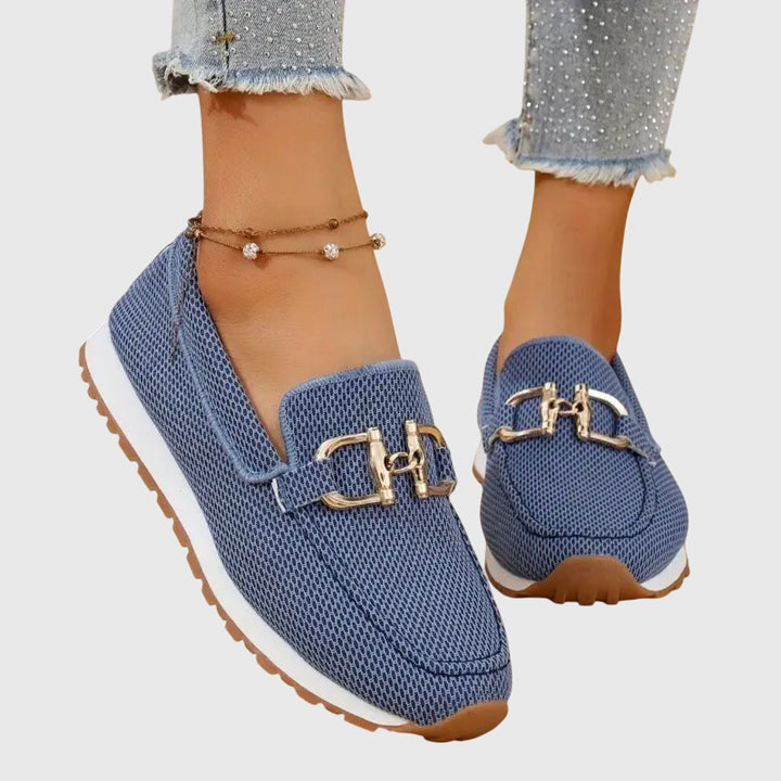 Sophie | Comfort Loafers with Gold Accent