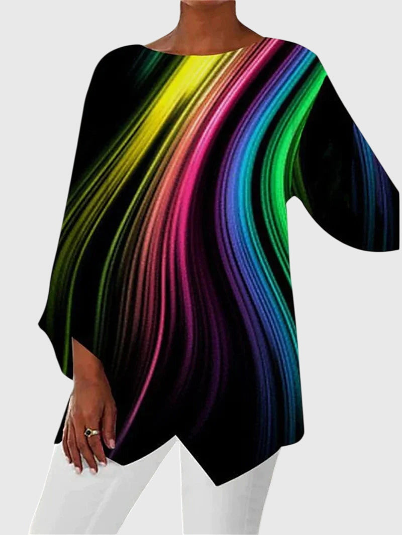 Alayah™ | Elegant Crew Neck Top