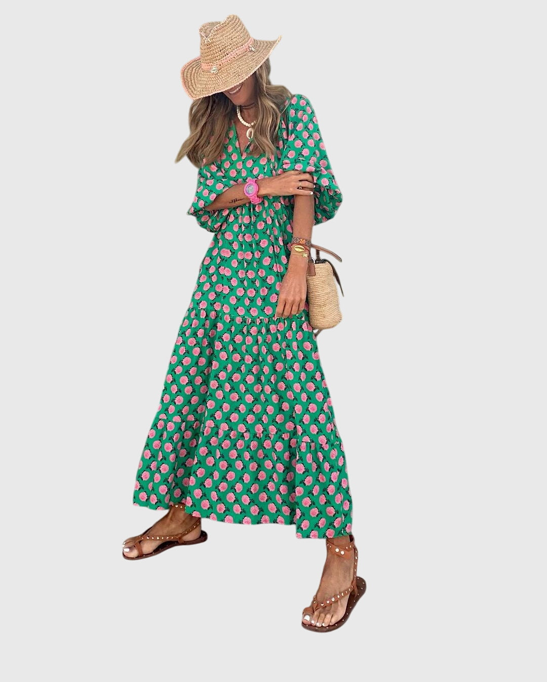 Sarah - Boho Maxi Dress