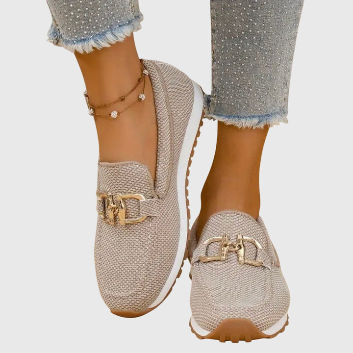 Sophie | Comfort Loafers with Gold Accent
