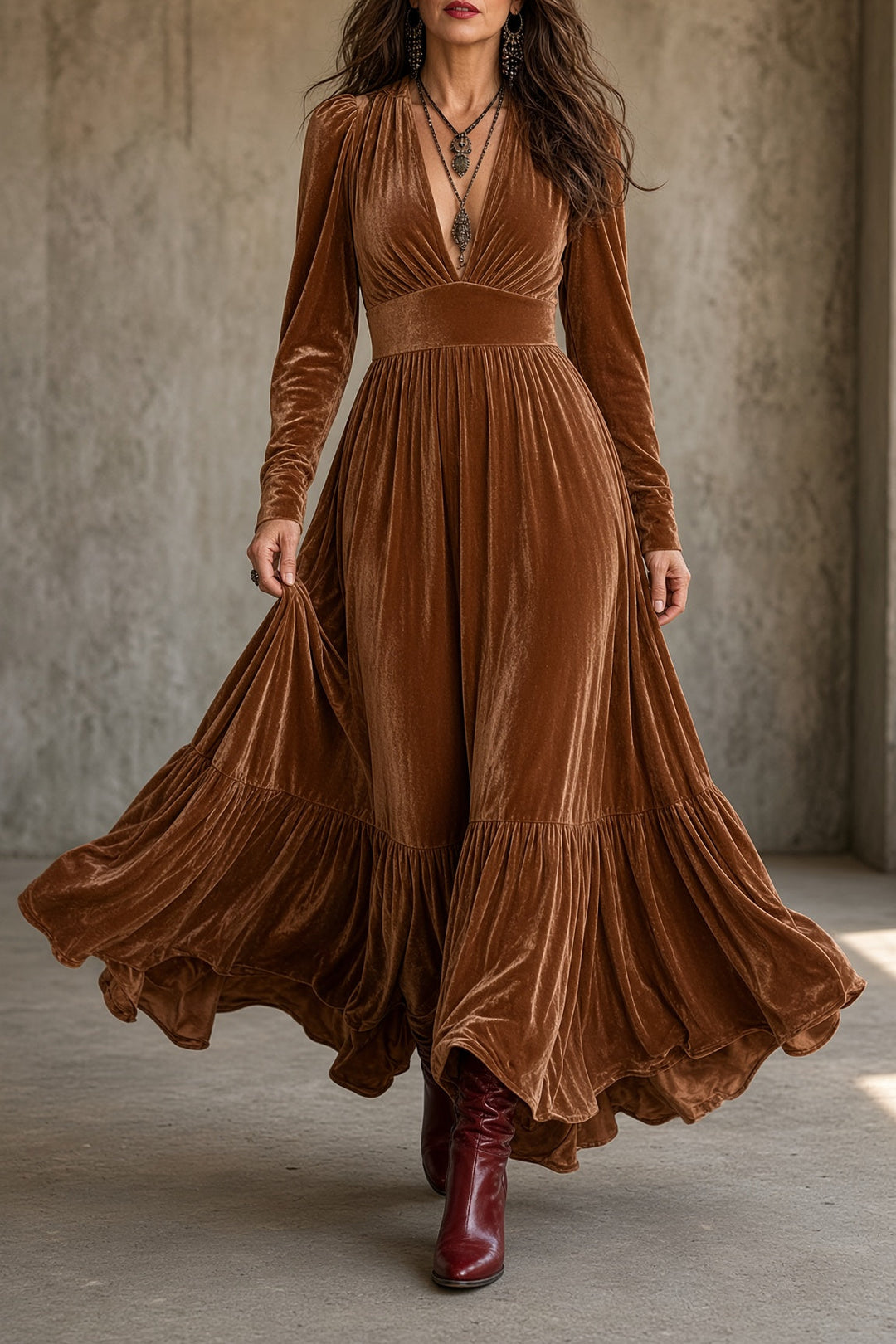 Ava Velvet Dress™
