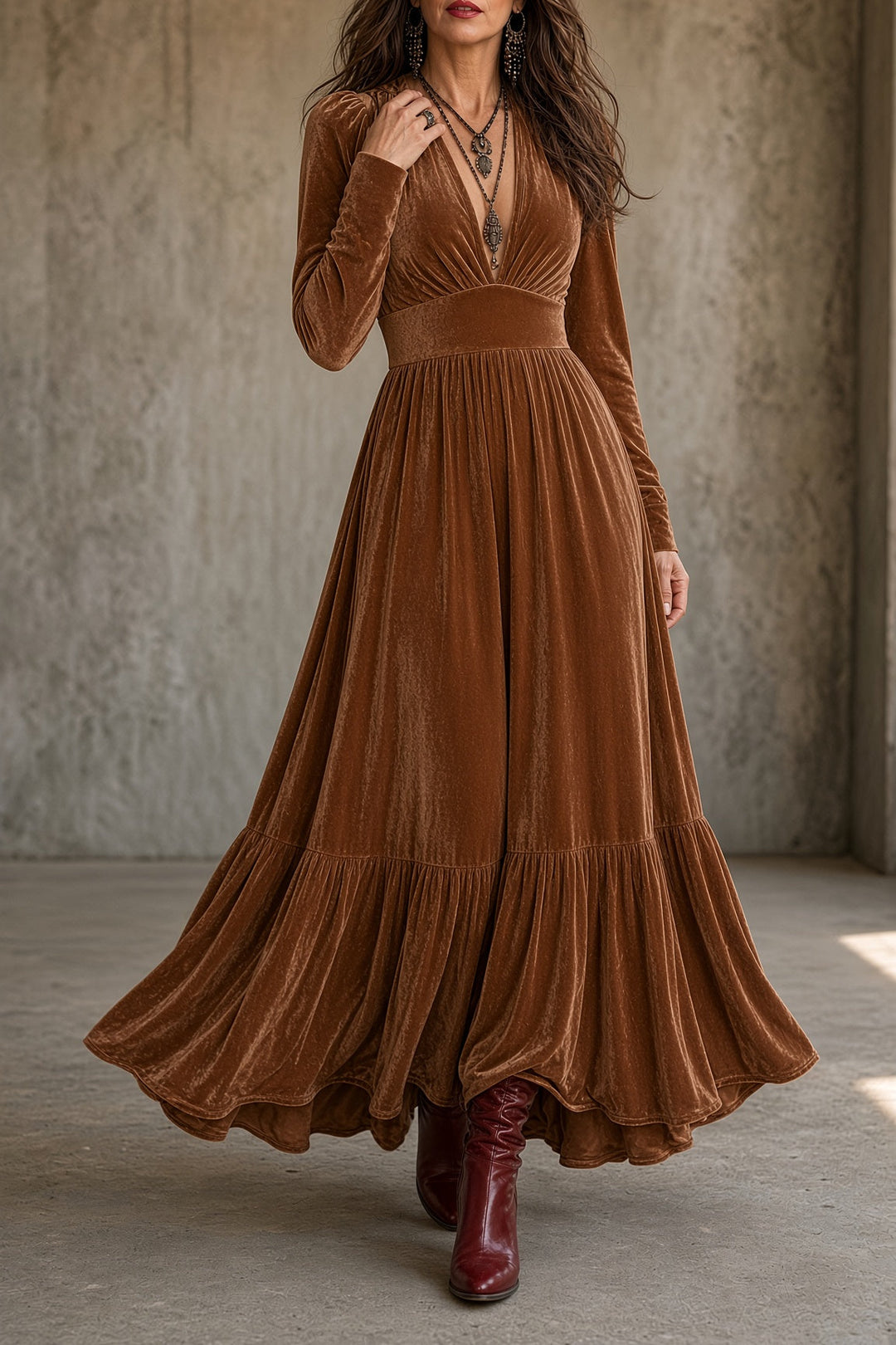 Ava Velvet Dress™