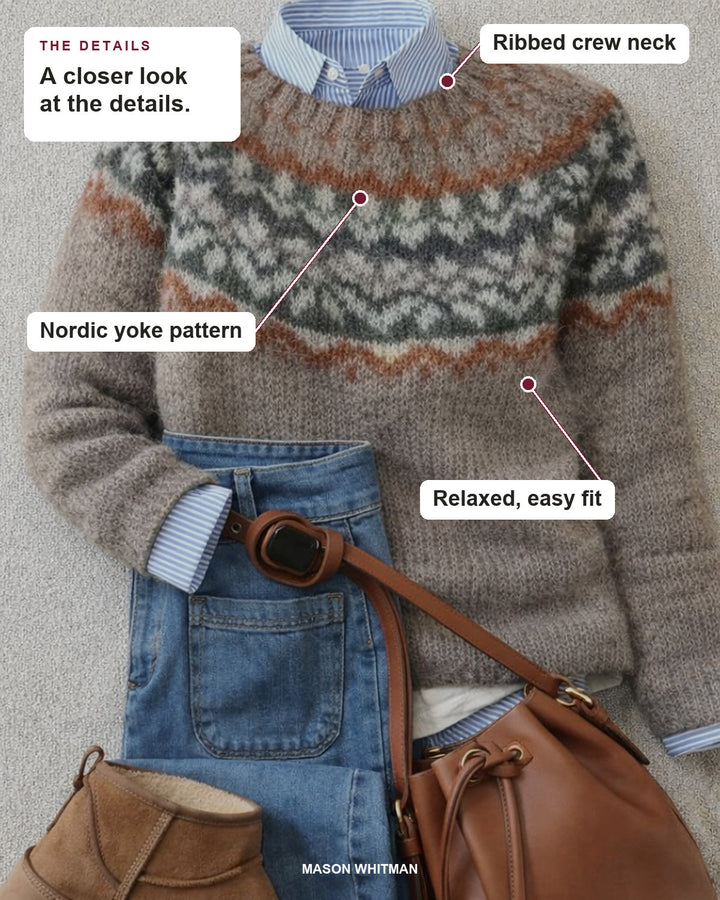 Ashley | Nordic Knit Sweater