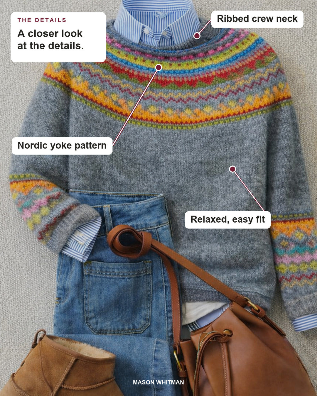 Emily | Nordic Knit Sweater