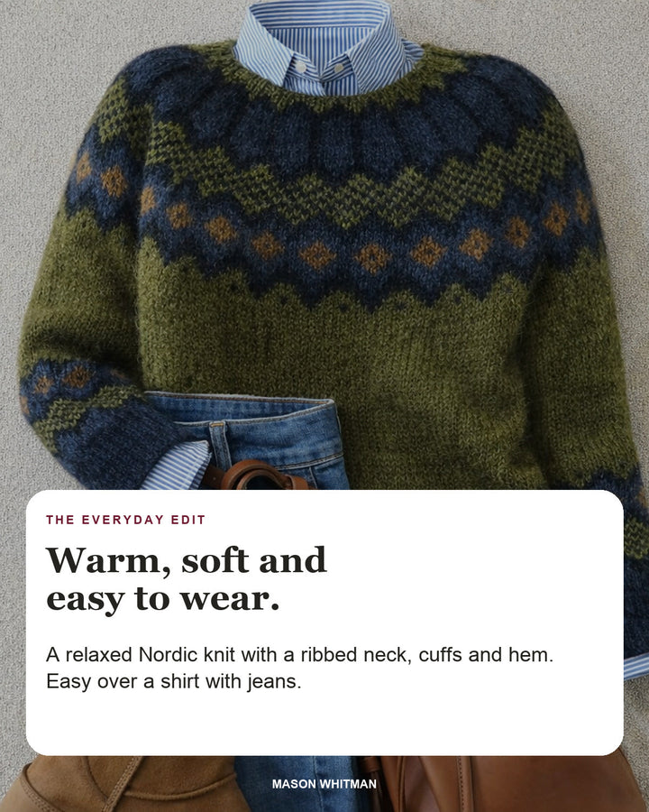 Jessica | Nordic Knit Sweater