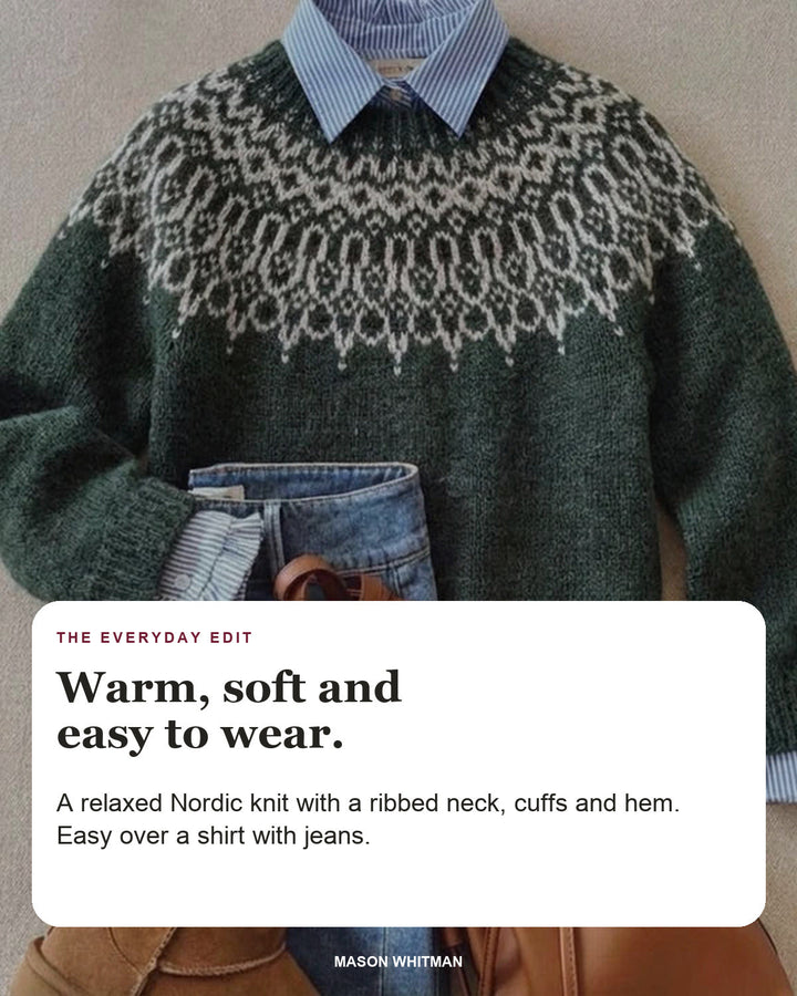 Sigrid | Nordic Knit Sweater