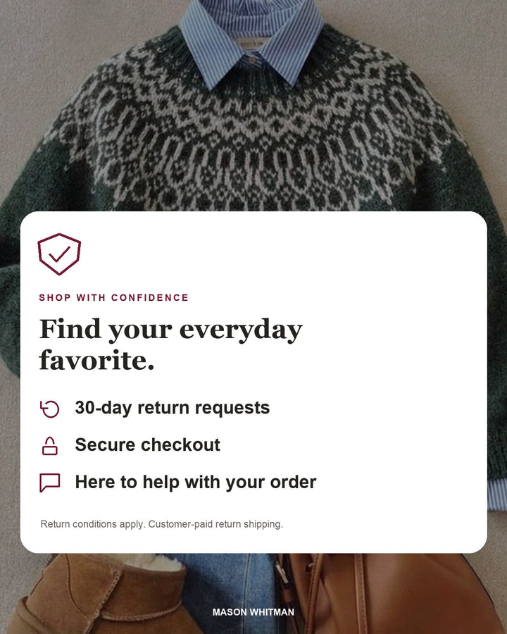 Sigrid | Nordic Knit Sweater