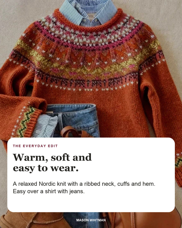 Simona | Nordic Knit Sweater