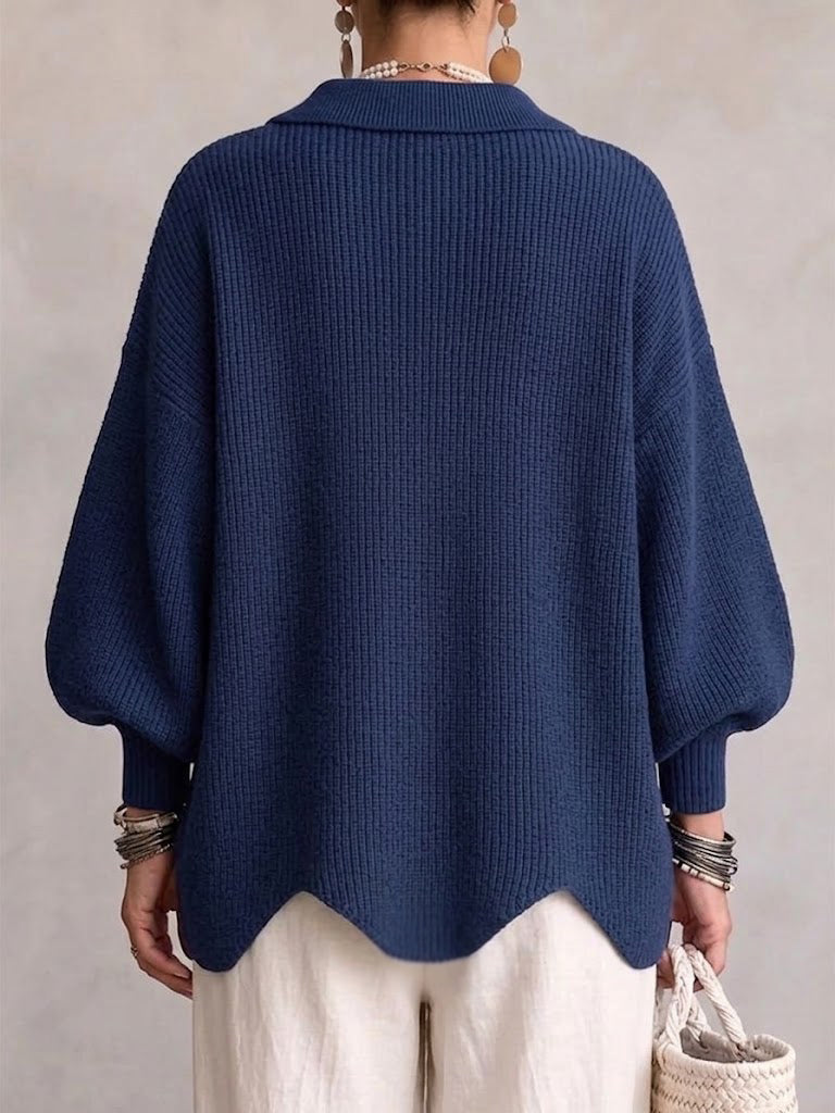 Victoire | Oversized Collared Cardigan