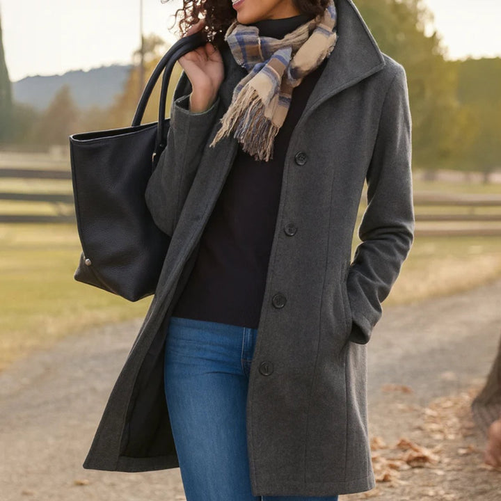 Rosa | Classic Mid-Length Single-Breasted Coat