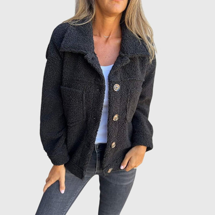 Diane | Cozy Button-Front Jacket
