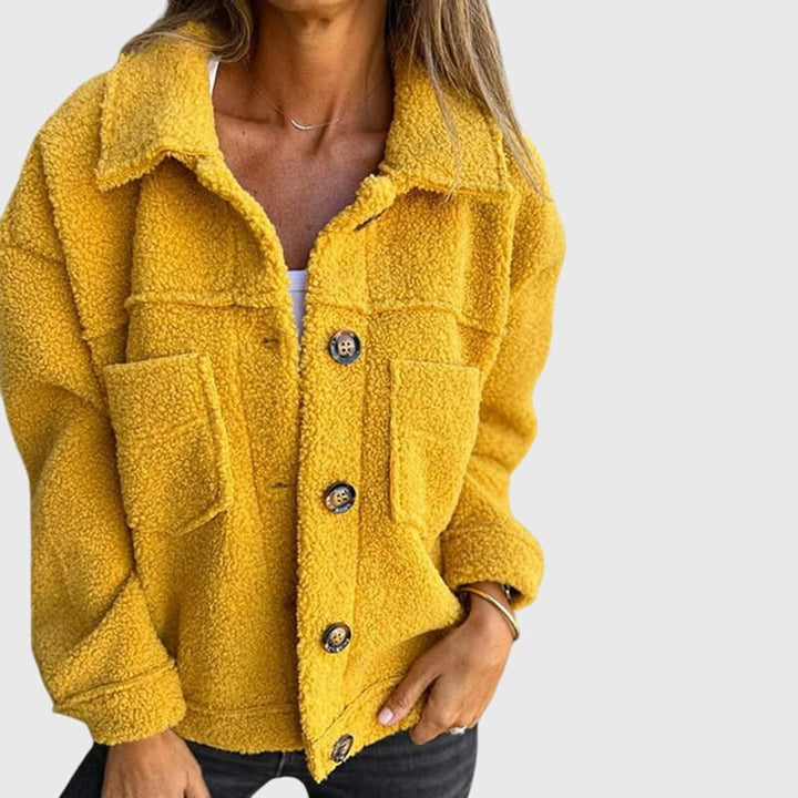 Diane | Cozy Button-Front Jacket