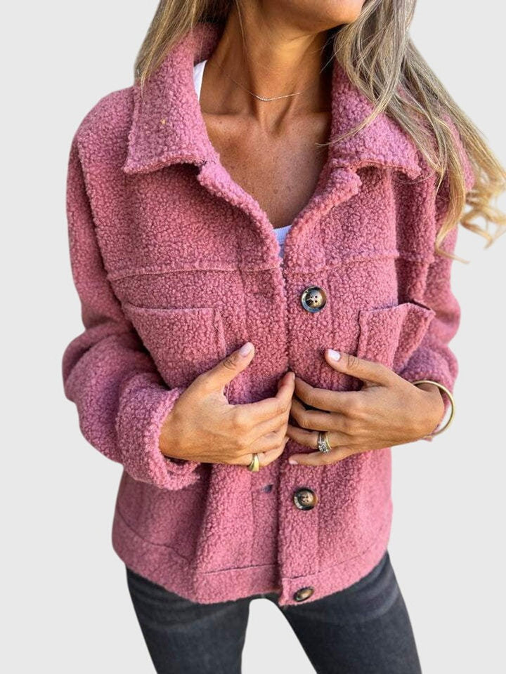 Diane | Cozy Button-Front Jacket