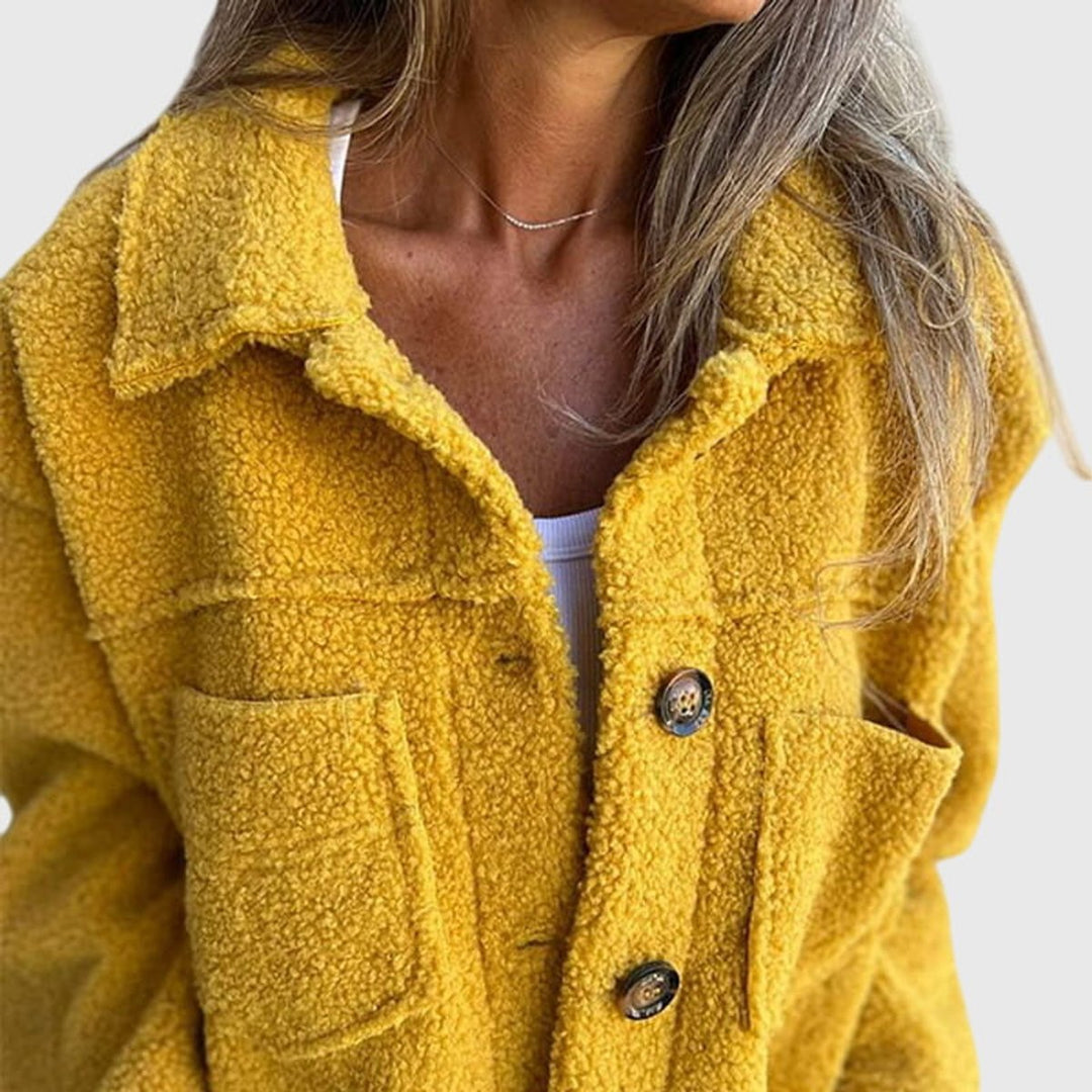 Diane | Cozy Button-Front Jacket