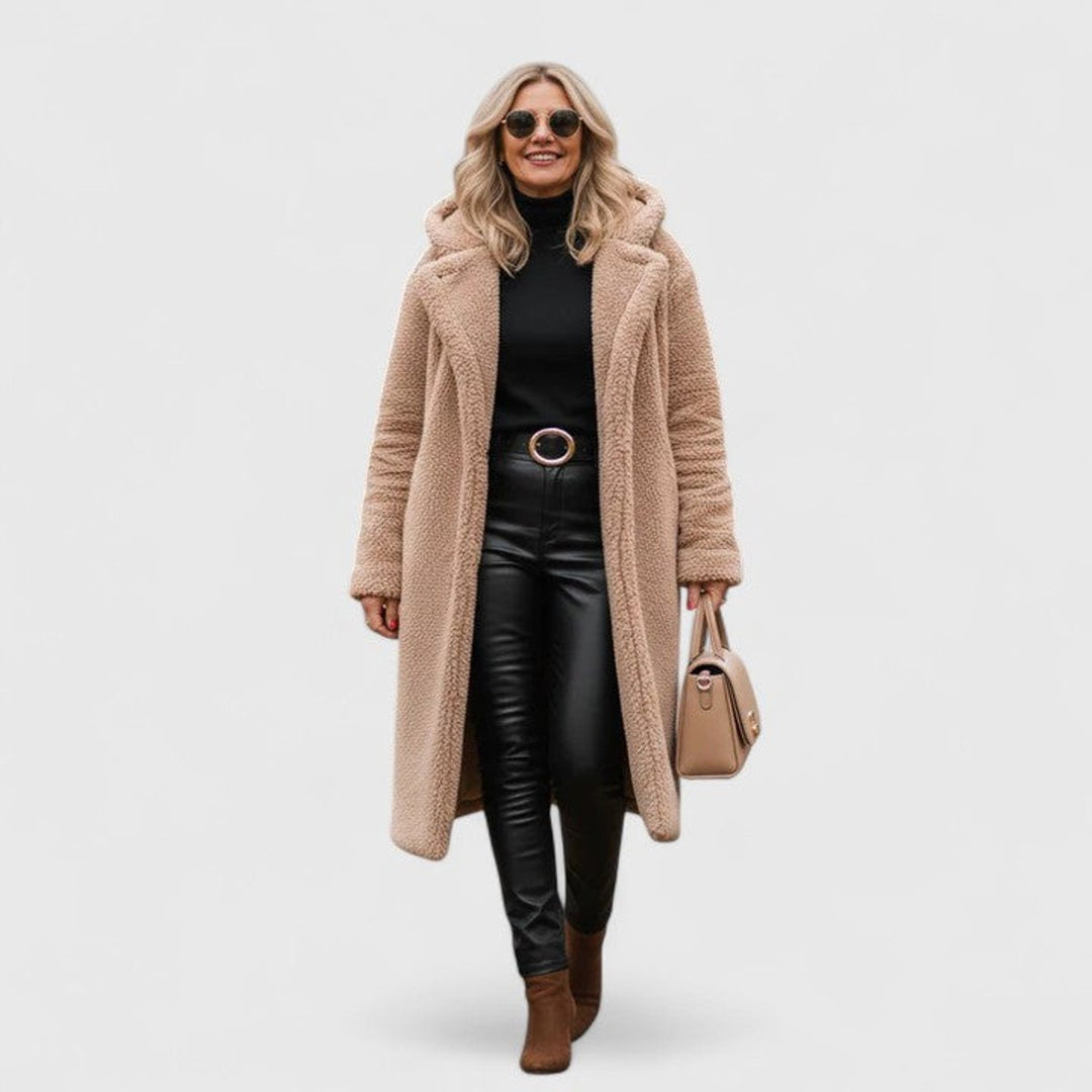 Della | Cozy Longline Hooded Coat